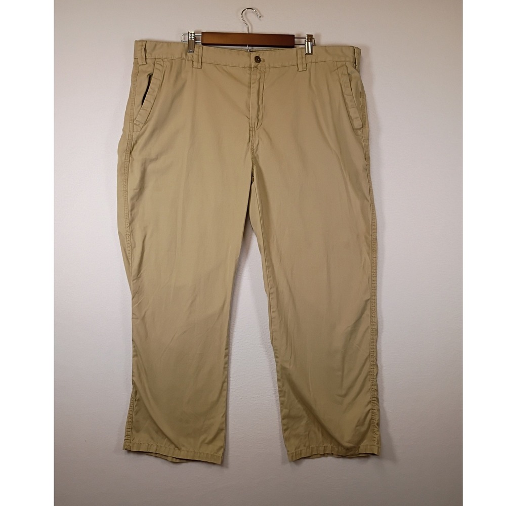 Classic Workwear Weatherproof Mens 42x30 Khaki Cotton Utility Chino Pants
